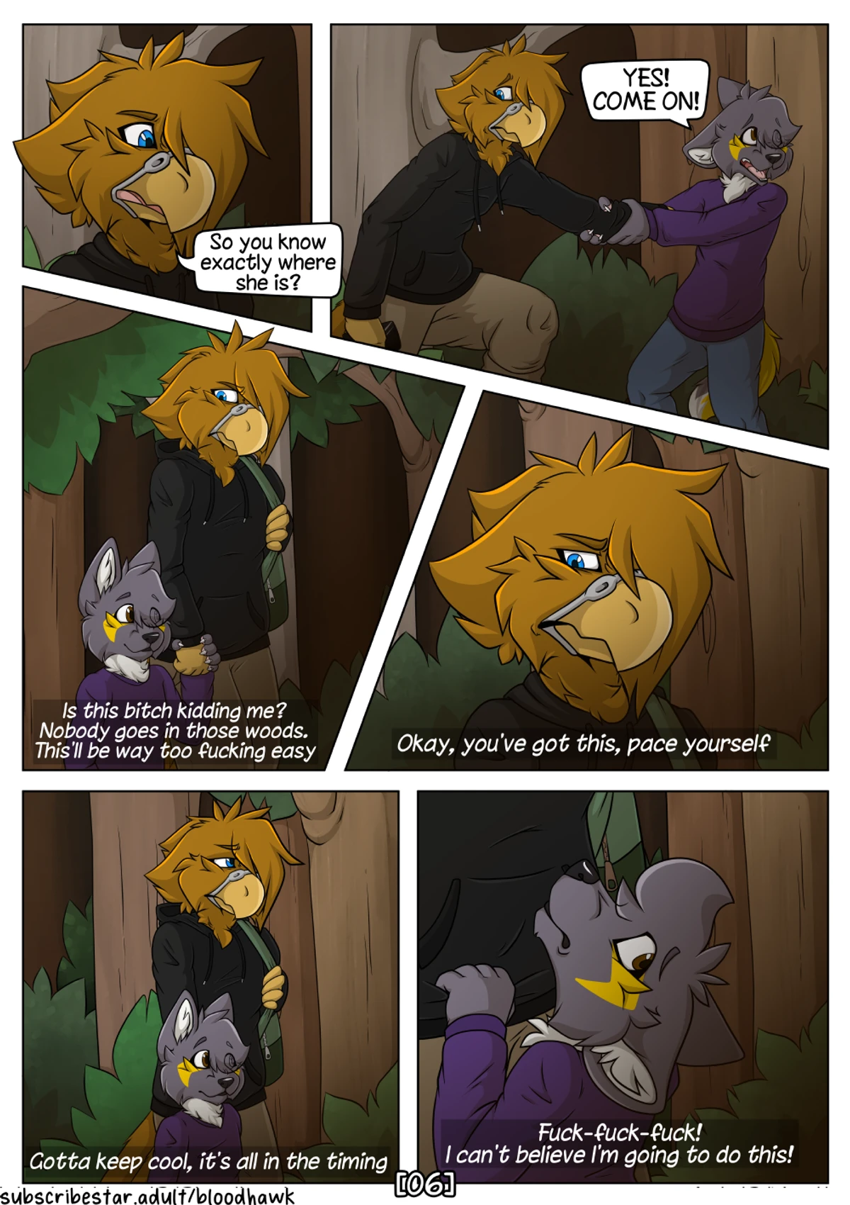 Woodland Perdator porn comic picture 7