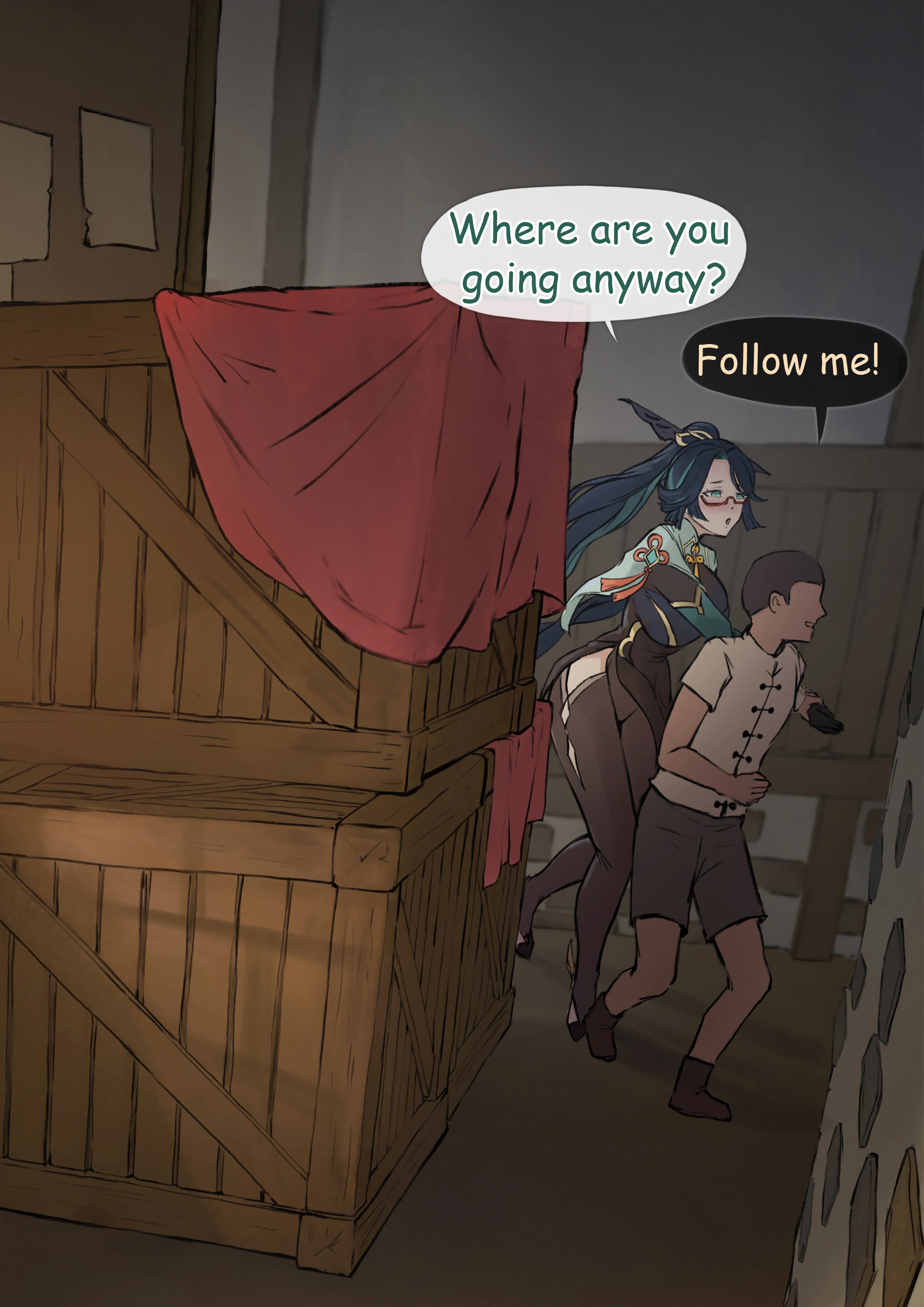 Xianyun - Back alley porn comic picture 1