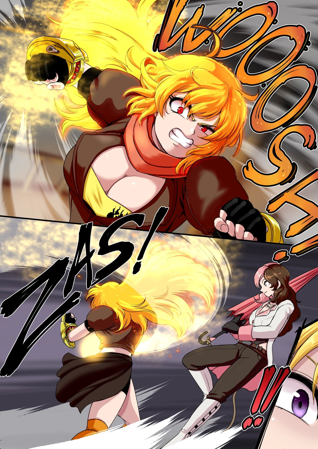 Yang Xiao Long VS Neo porn comic picture 1