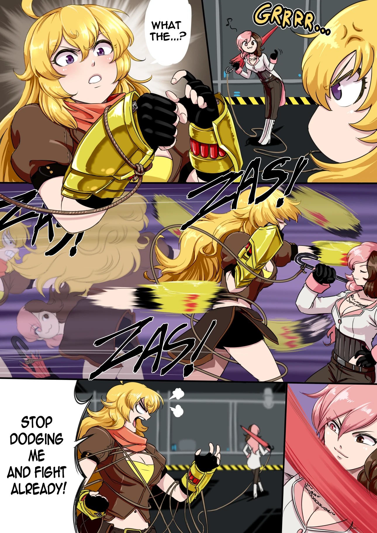 Yang Xiao Long VS Neo porn comic picture 2