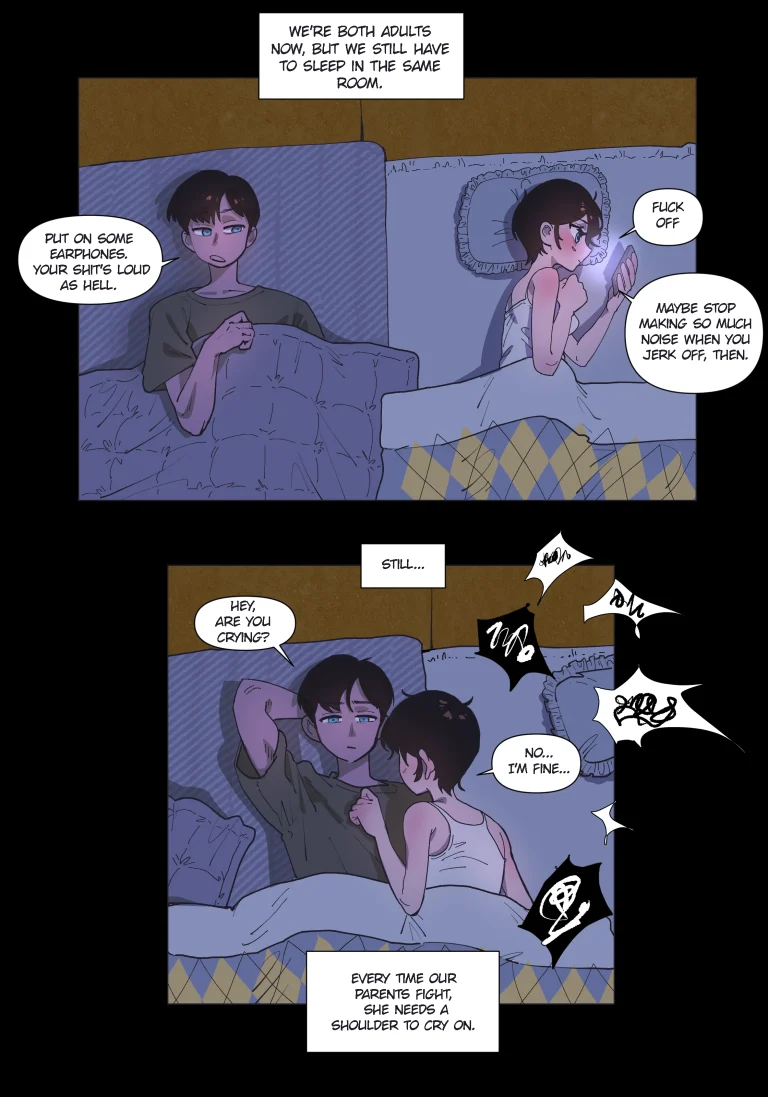 Yellow Floor Siblings 1 porn comic picture 3