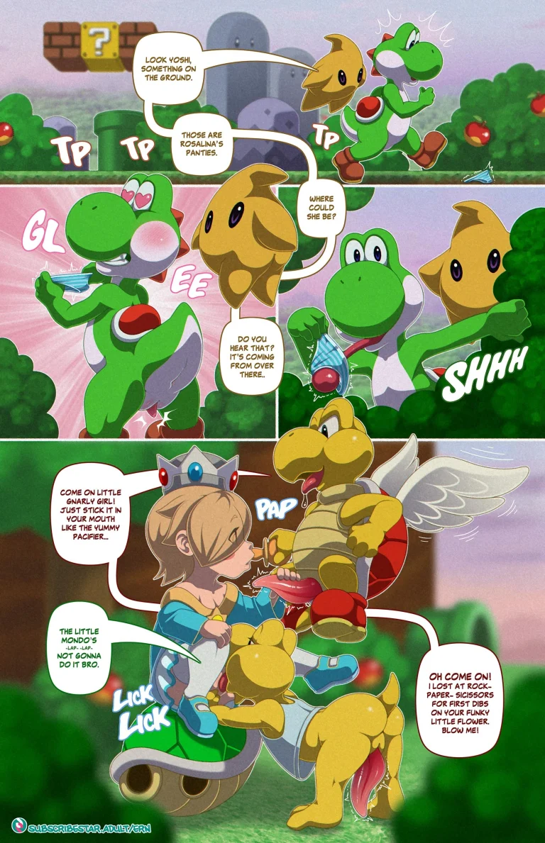 Yoshi's Rescue porn comic picture 3