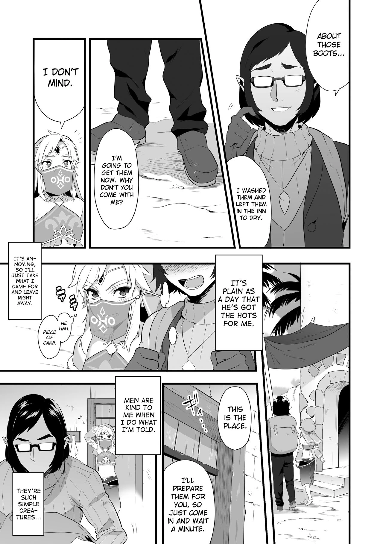 Yuusha ga Onnanoko ni Sarechau Hon porn comic picture 5