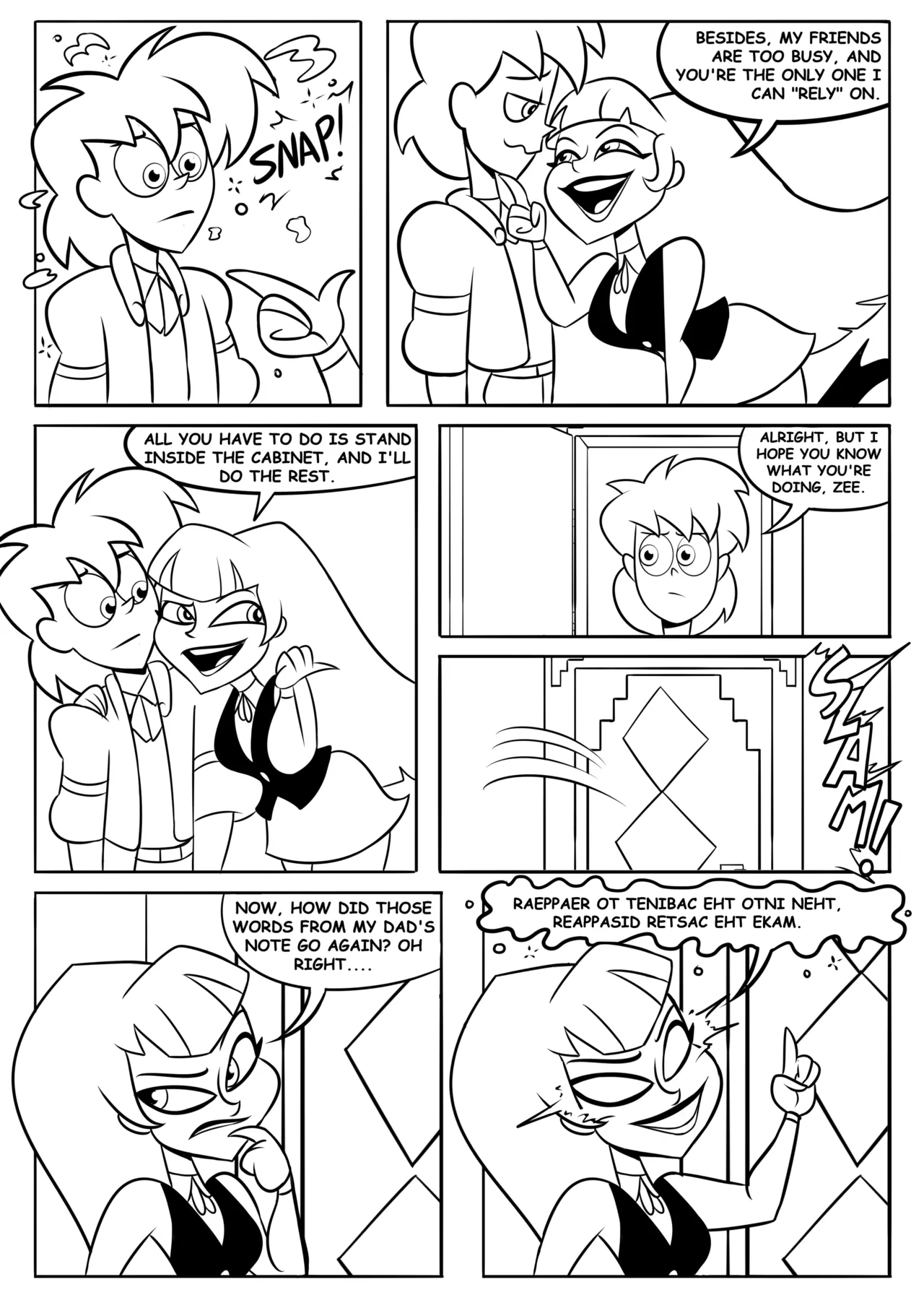 Zatanna's Magic Trick 1-2 (+ Extras) porn comic picture 2