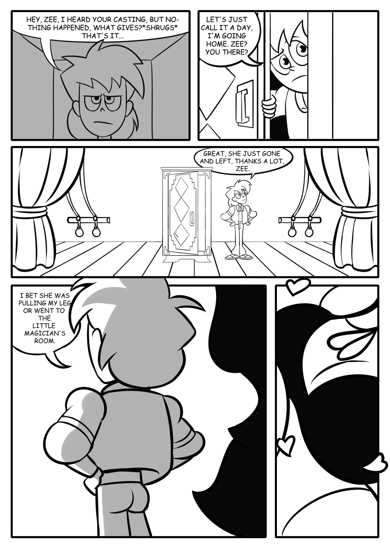 Zatanna's Magic Trick 1-2 (+ Extras) porn comic picture 3