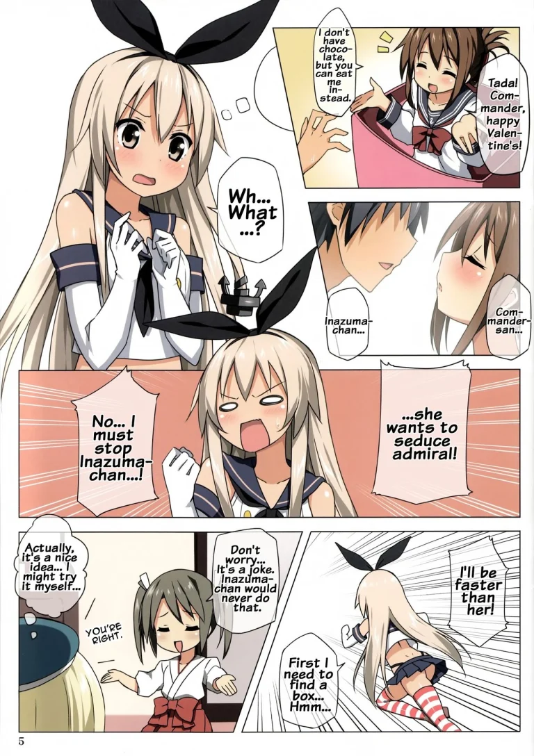 Zekamashi Present porn comic picture 4