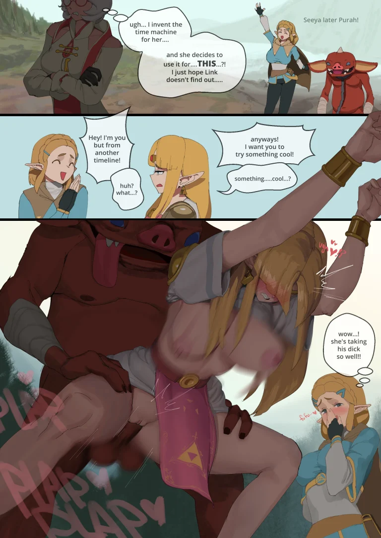 Zeldas x Bokoblin porn comic picture 2