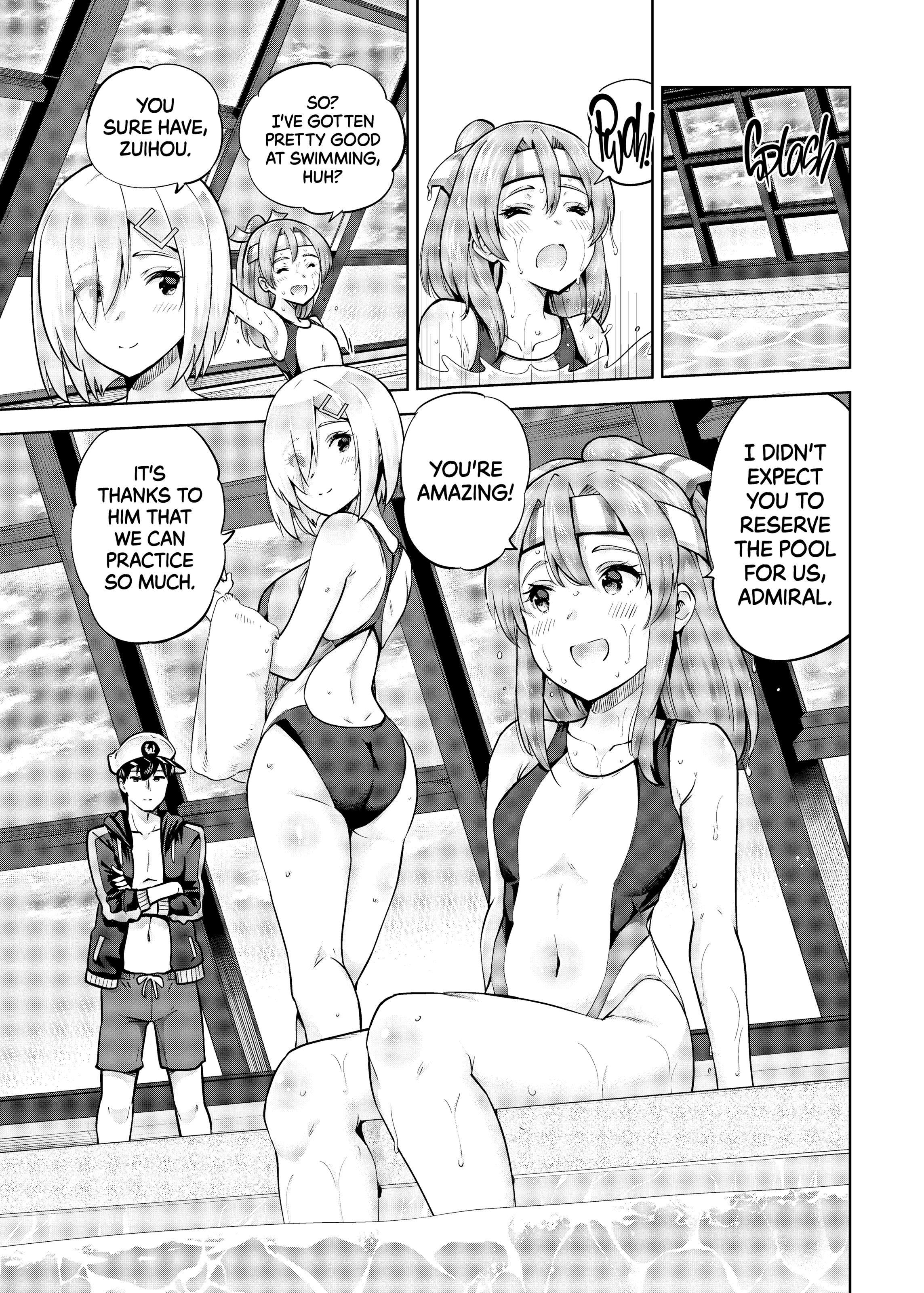 Zuihou and Hamakaze in Racing Swimsuits porn comic picture 2
