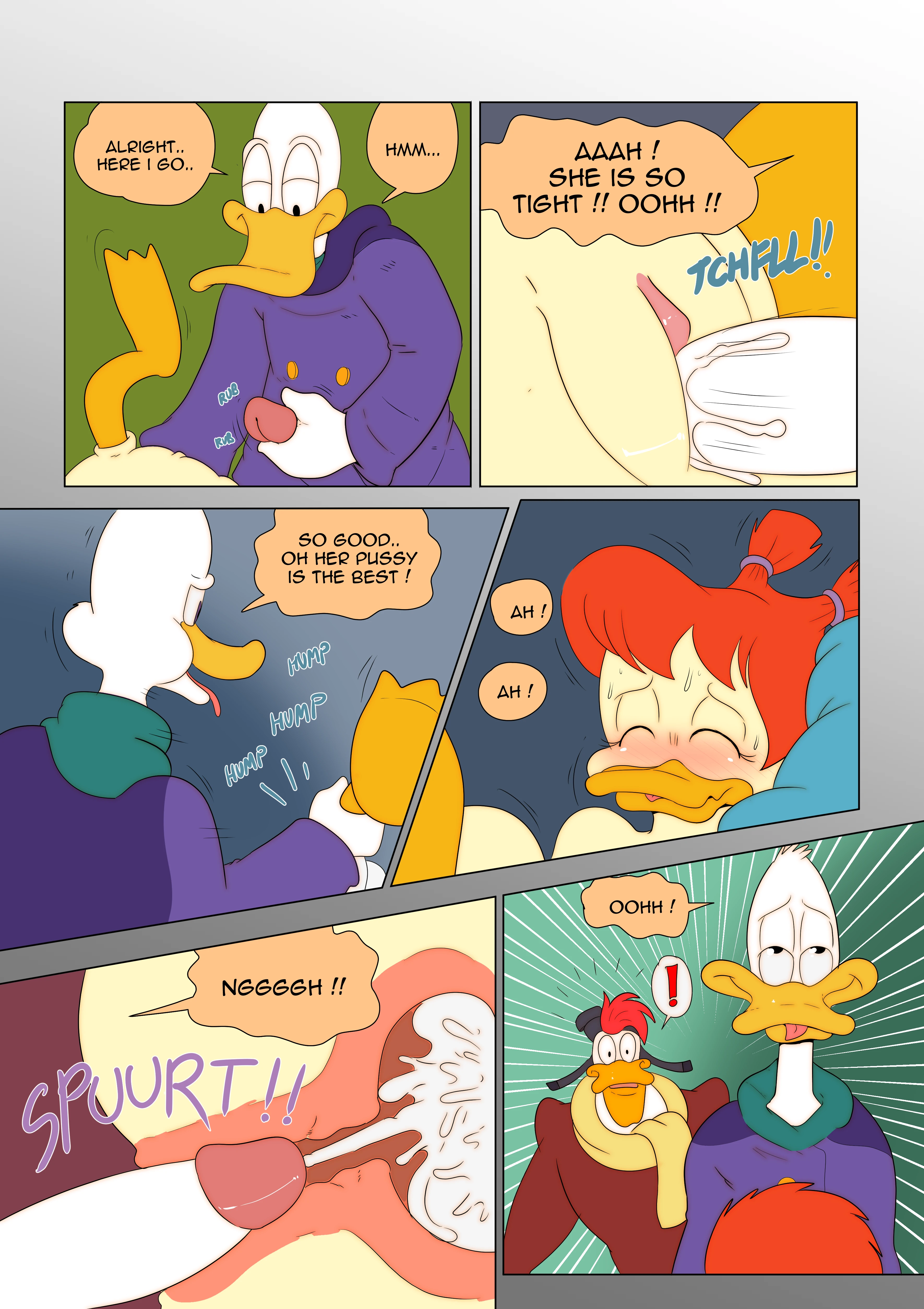 Delightful Duck porn comic picture 5
