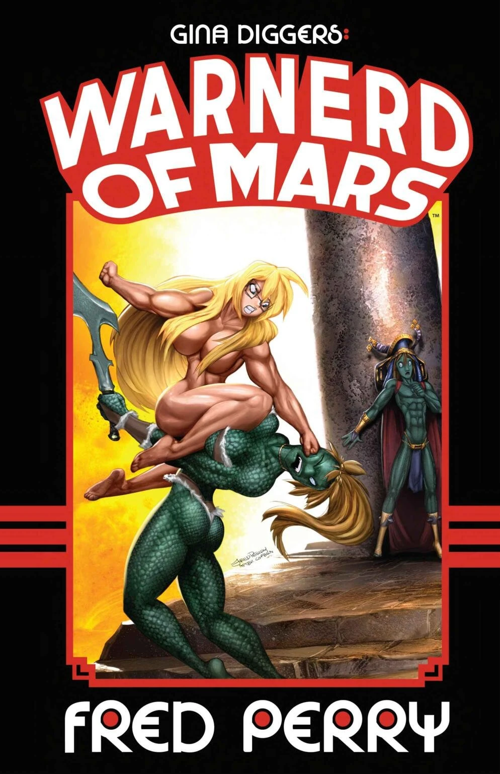Gina Diggers Warnnerd of Mars porn comic picture 1
