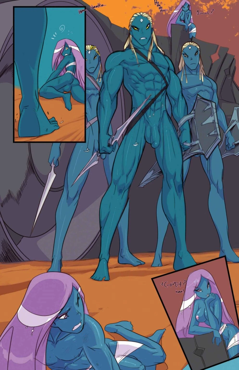 Gina Diggers Warnnerd of Mars porn comic picture 14