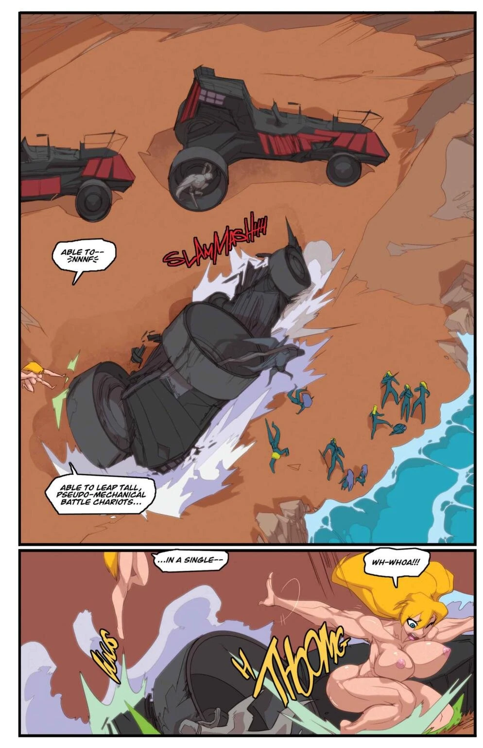 Gina Diggers Warnnerd of Mars porn comic picture 18