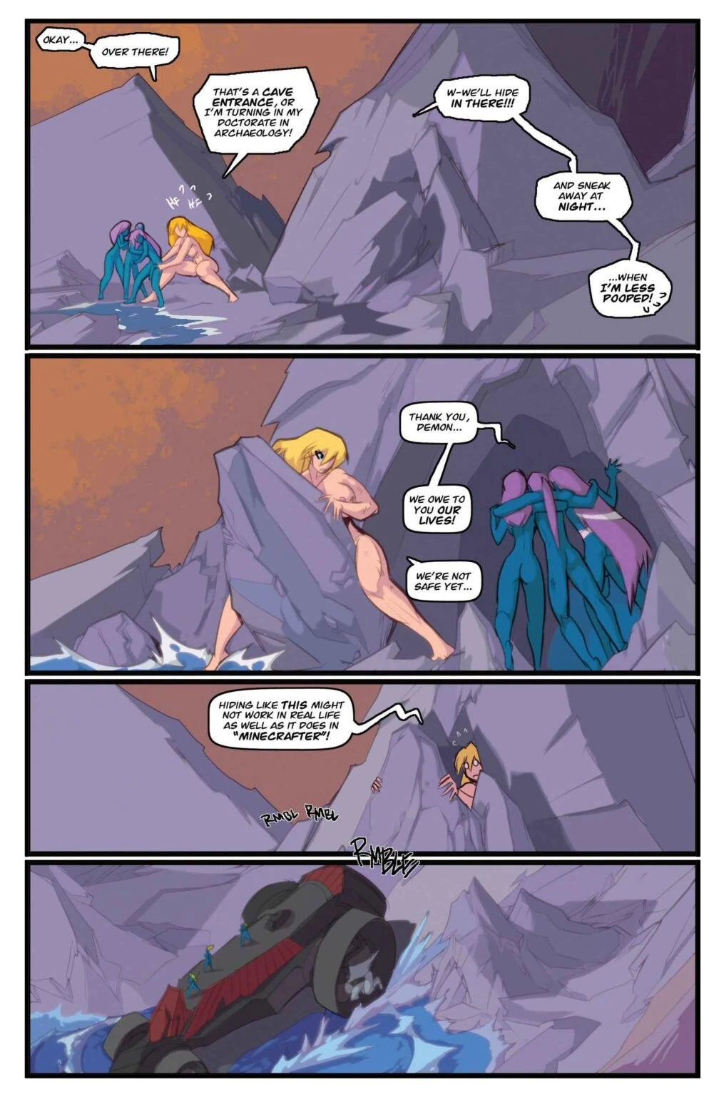 Gina Diggers Warnnerd of Mars porn comic picture 32