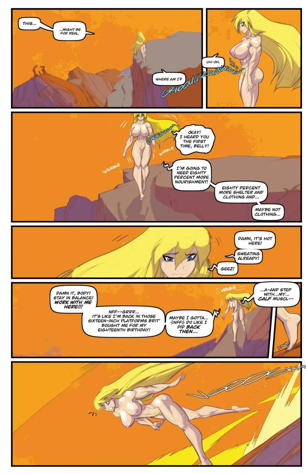 Gina Diggers Warnnerd of Mars porn comic picture 4