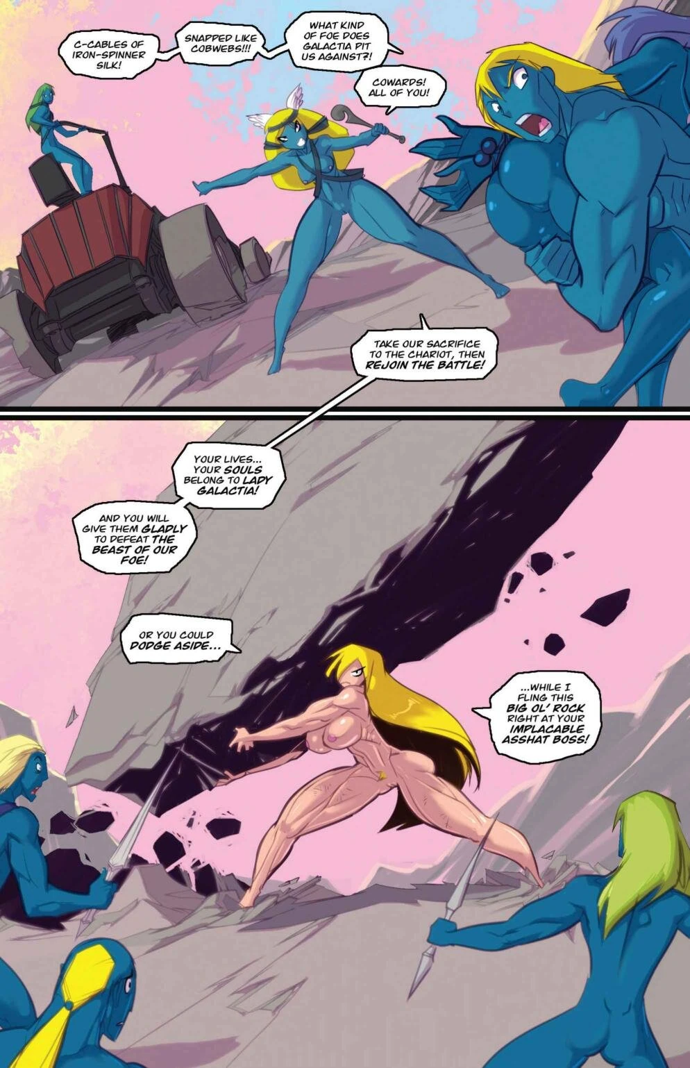 Gina Diggers Warnnerd of Mars porn comic picture 59