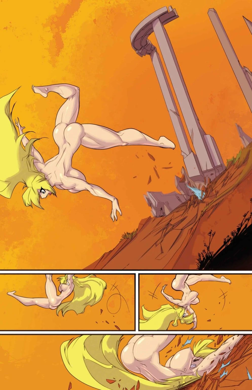 Gina Diggers Warnnerd of Mars porn comic picture 6