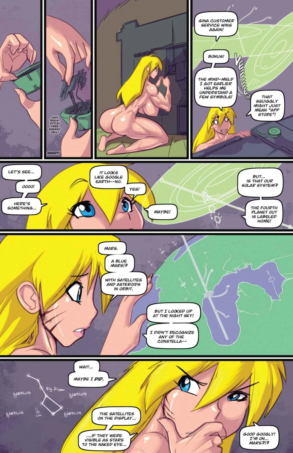 Gina Diggers Warnnerd of Mars porn comic picture 81