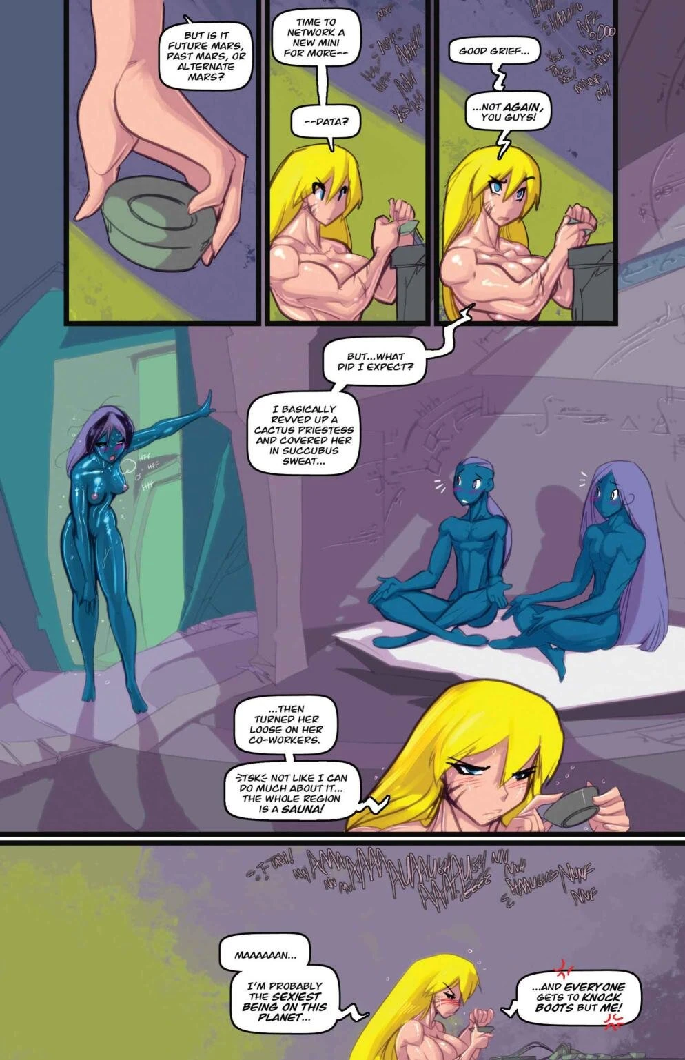 Gina Diggers Warnnerd of Mars porn comic picture 82