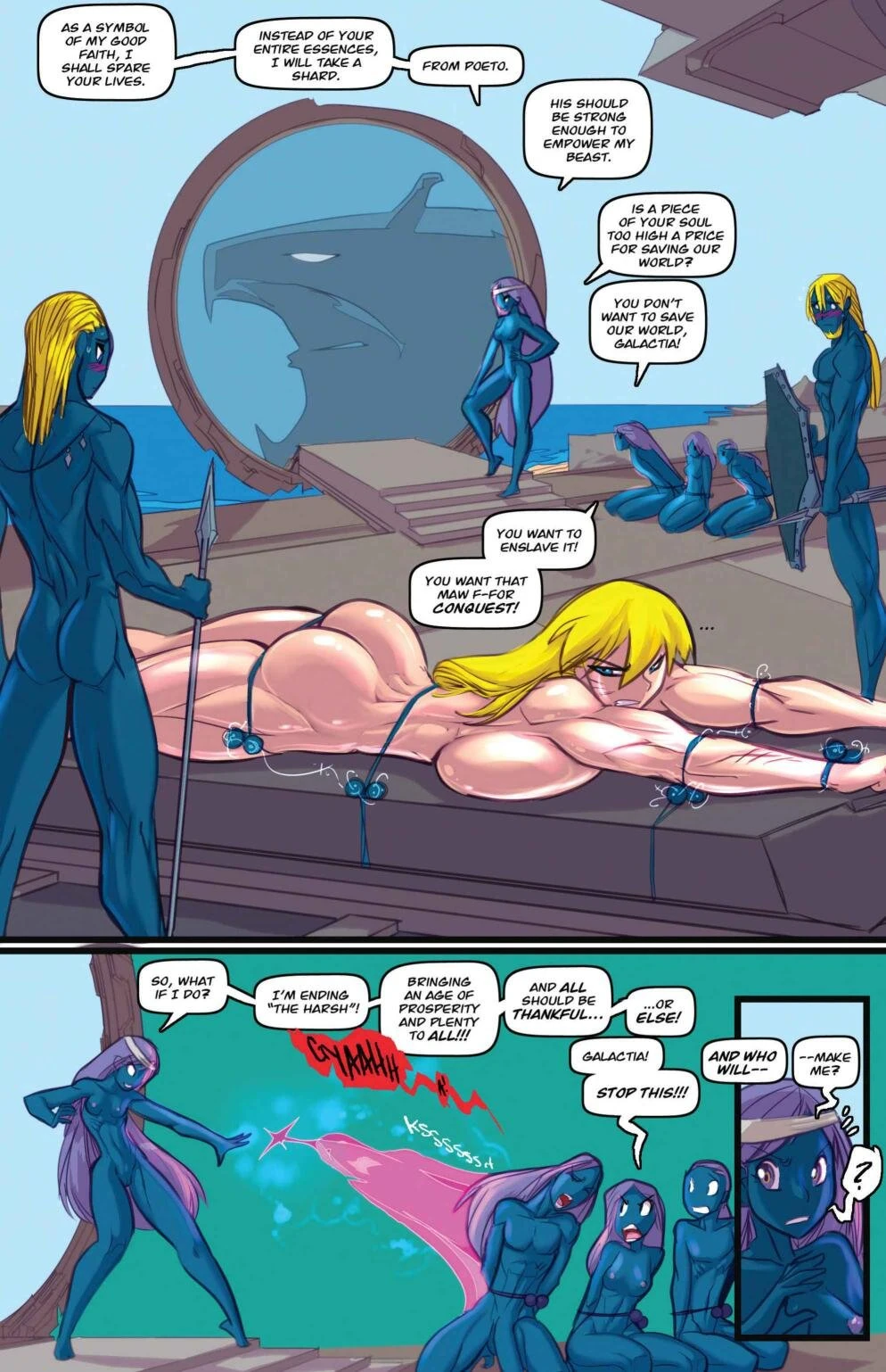 Gina Diggers Warnnerd of Mars porn comic picture 90