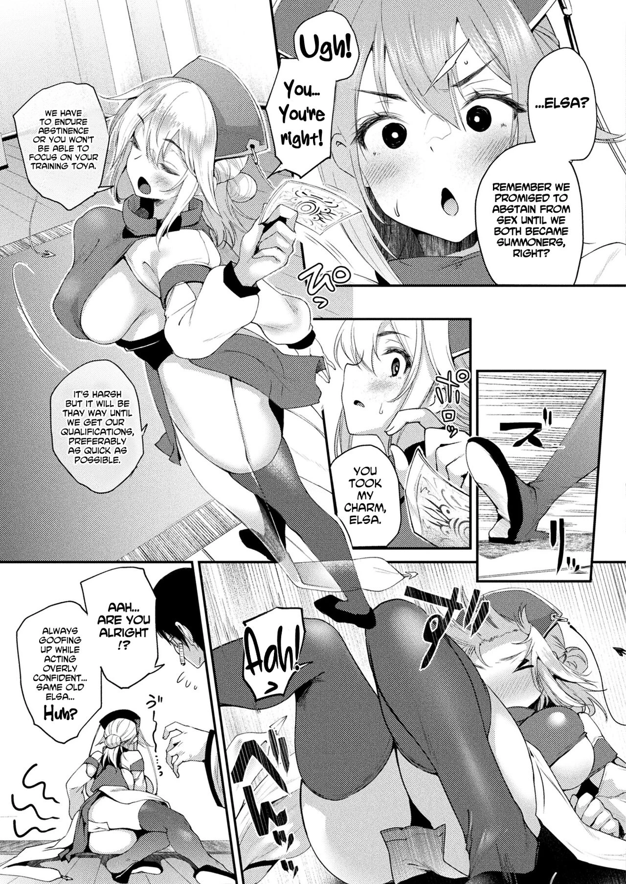 Let's attempt the entry test of the high tier job! porn comic picture 3