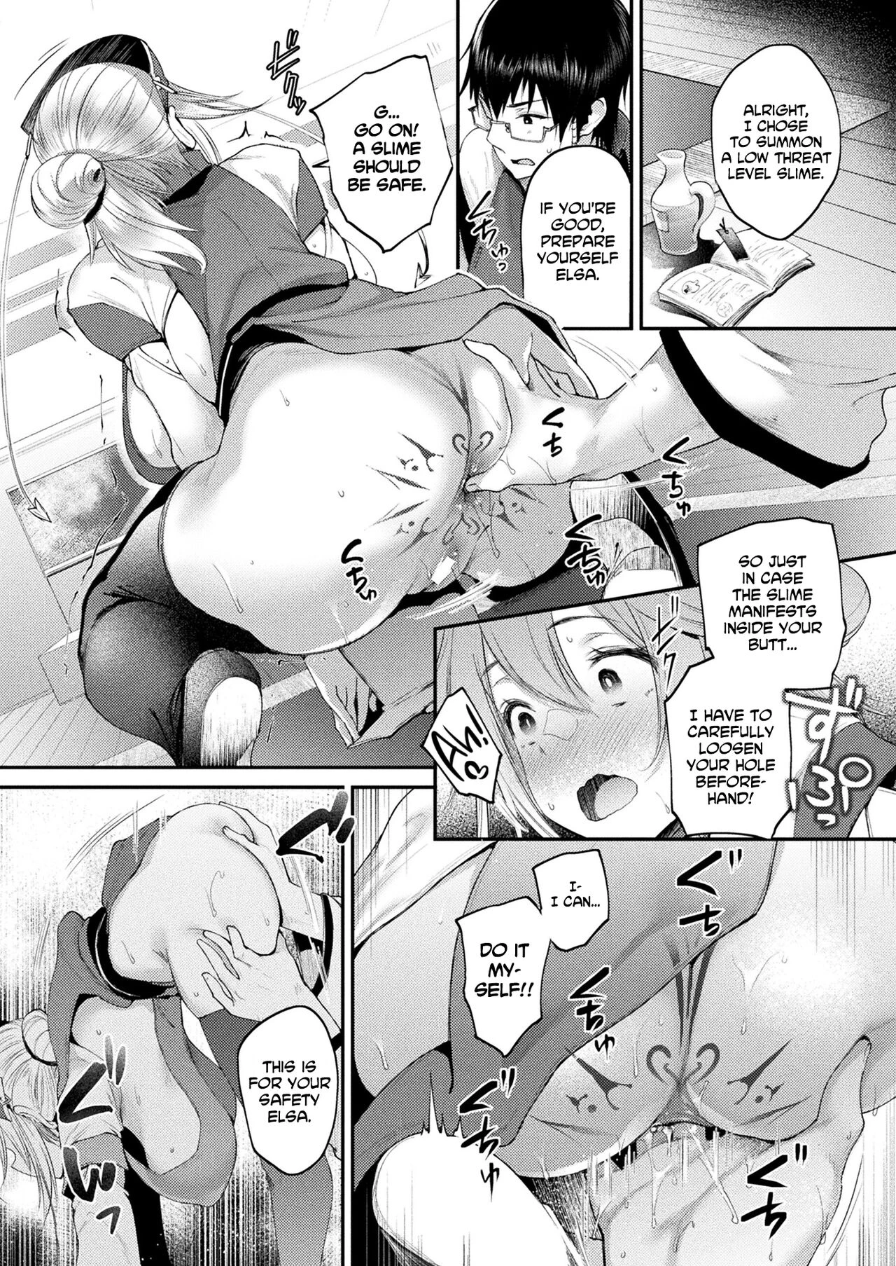 Let's attempt the entry test of the high tier job! porn comic picture 6