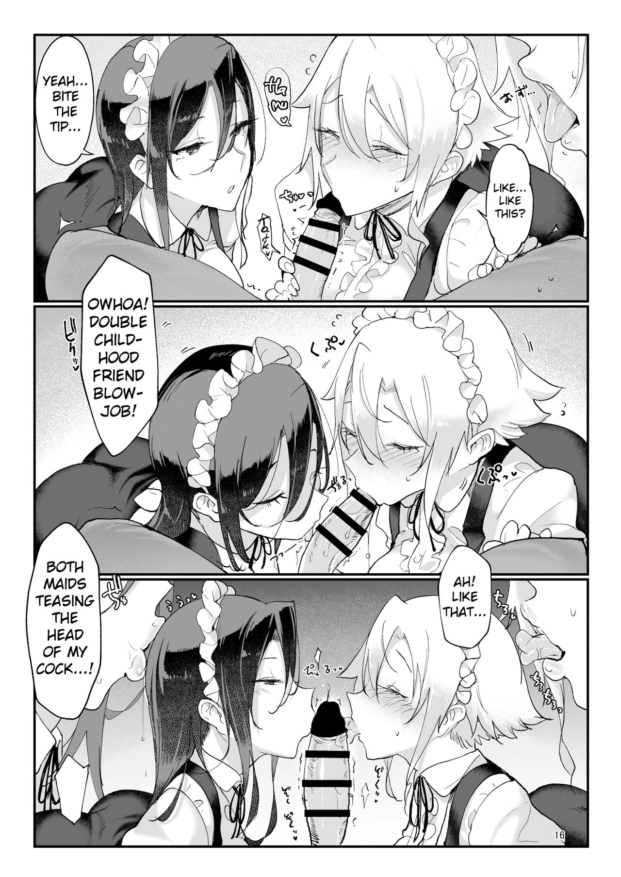 Mesu Dachi Four Itome no Deka Onna Senpai porn comic picture 16