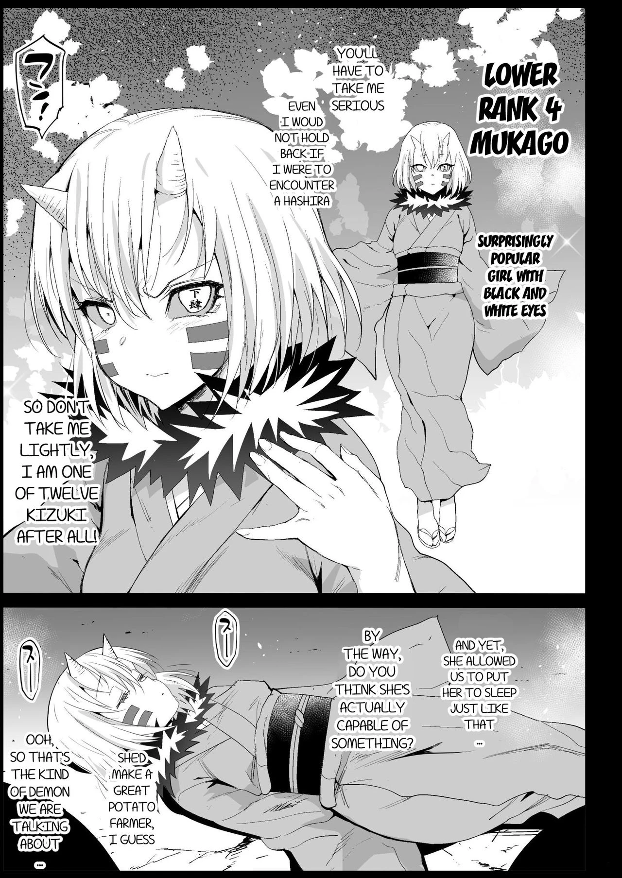 ~Neteiru Aida ni Ossan Oni ni Okasareru~ - RAPE OF DEMON SLAYER 2 porn comic picture 30