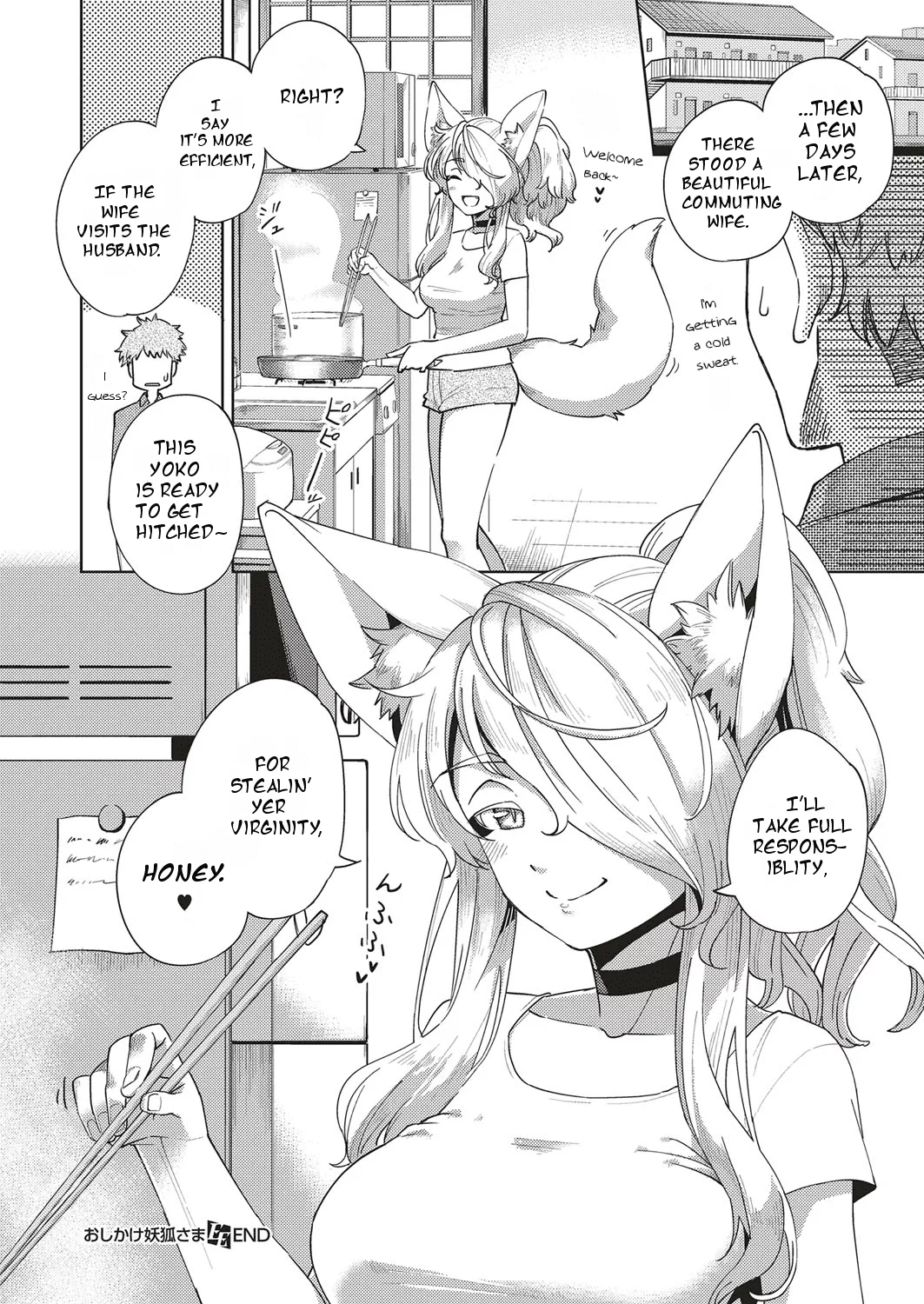 Oshikake Youko-sama | Assertive Fox Spirit porn comic picture 24