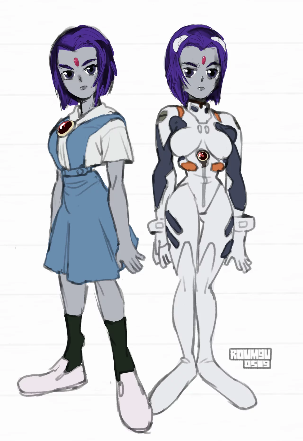 Raven's Thickness porn comic picture 2