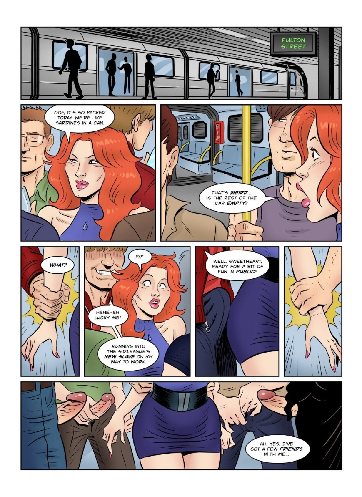 Secret Domination League 2 porn comic picture 8