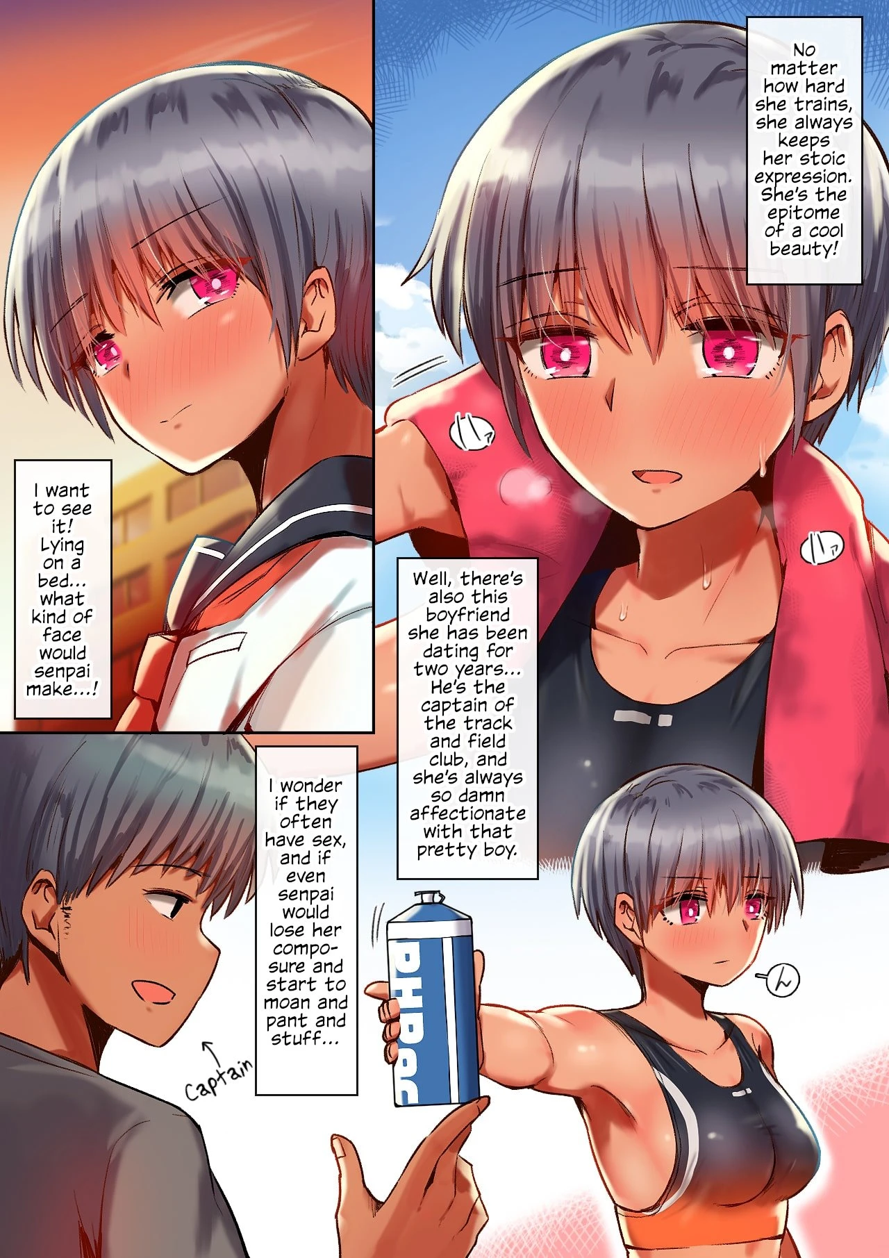 Sumi-Senpai's Expression Doesn't Change Even As She's Getting Pounded porn comic picture 5