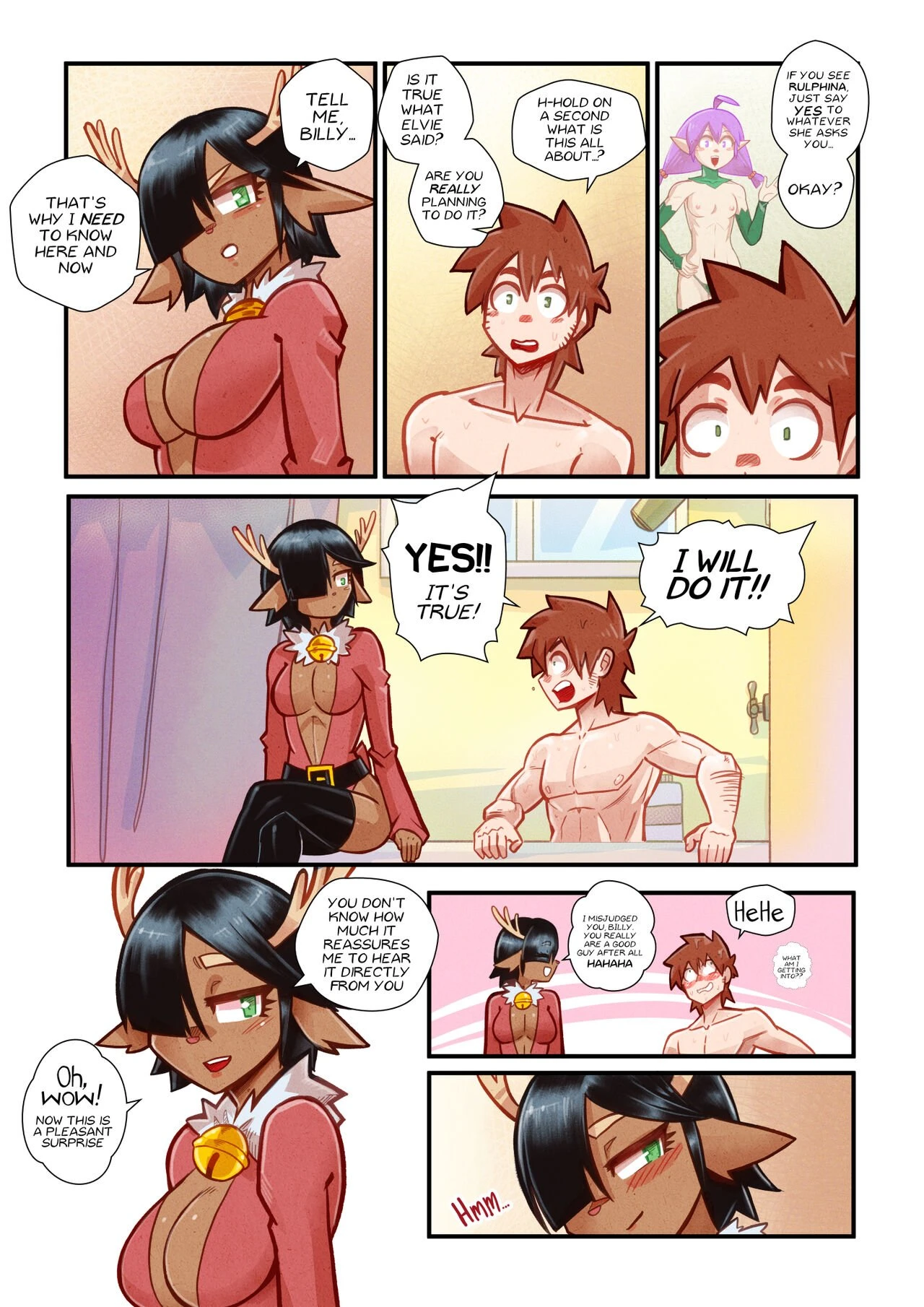 The Christmas Three - Three Days of Christmas porn comic picture 14