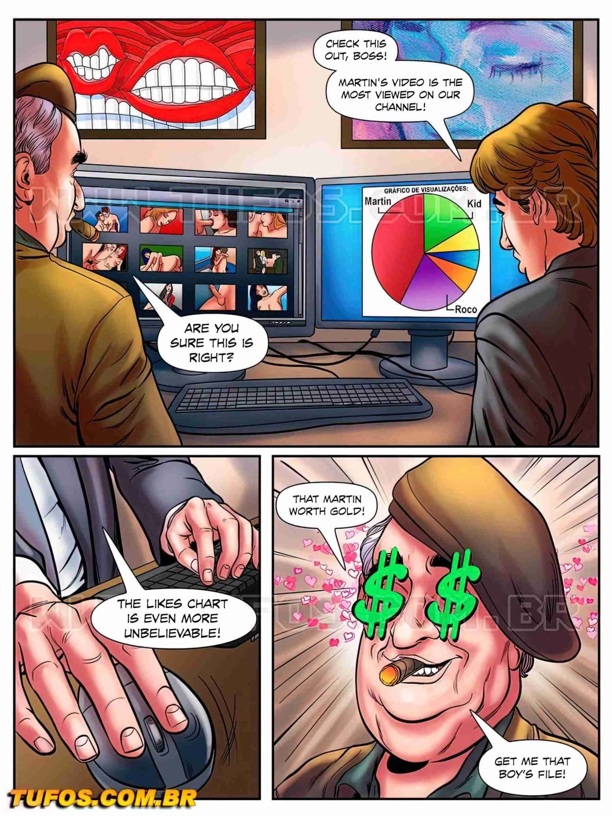 The Nerd Stallion 13 – Reversed Gang Bang porn comic picture 2